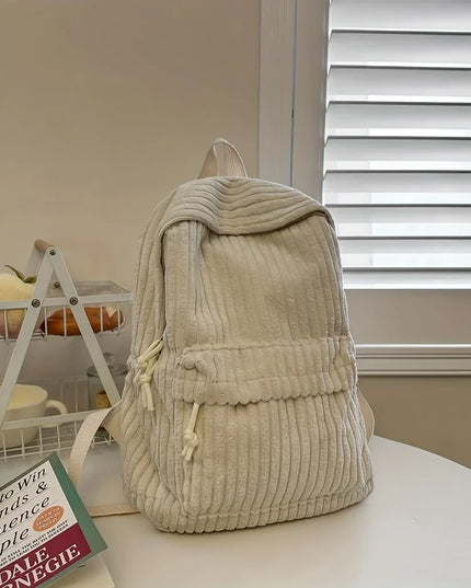 Uni Rucksack Klein Cord Weiß