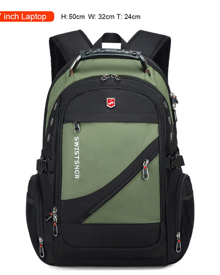 Laptop Rucksack 17 Zoll Camouflage Grün