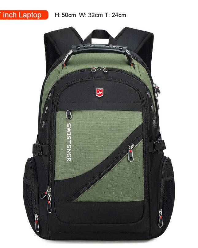 Laptop Rucksack 17 Zoll Camouflage Grün
