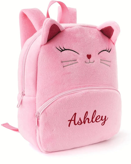 Schulrucksack fuer Maedchen mit Katzenmotiv