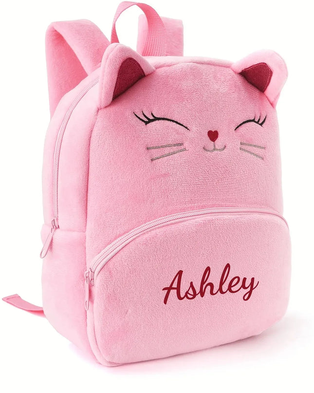 Schulrucksack fuer Maedchen mit Katzenmotiv