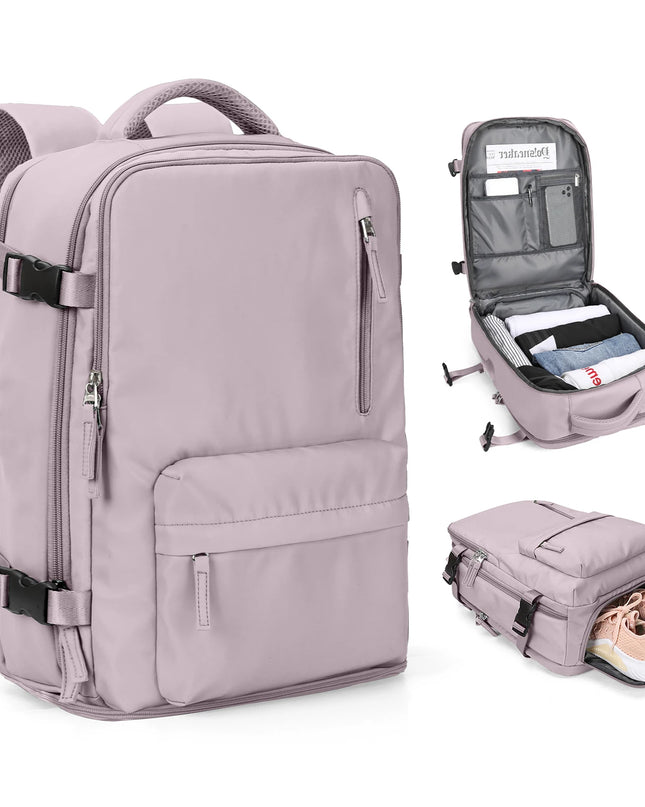 Reise Rucksack 20-35L Handgepaeck pink