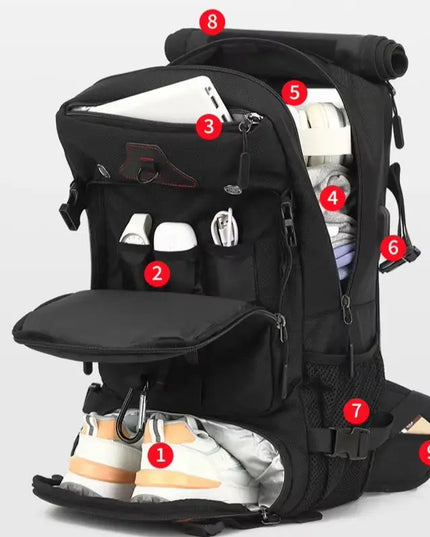 Rucksack Arbeit & Uni 36-75L wasserdicht