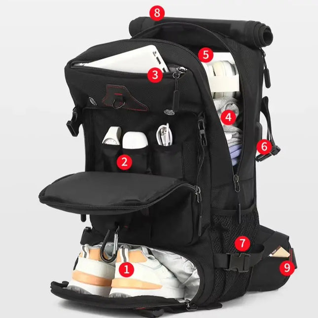 Rucksack Arbeit & Uni 36-75L wasserdicht