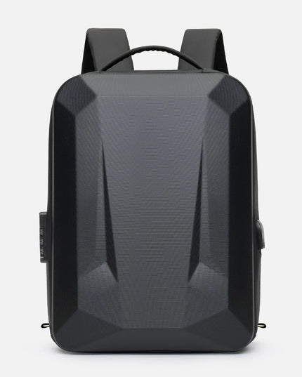 Business Rucksack erweiterbar Schwarz