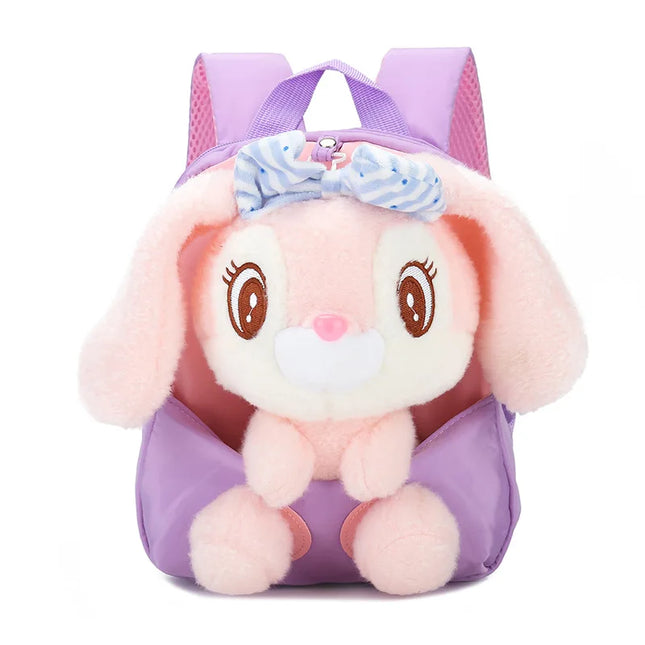 Kinder Schulrucksack Hase Lavender