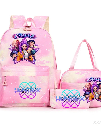 Schulrucksack KPop Motiv 20-35L Bunt