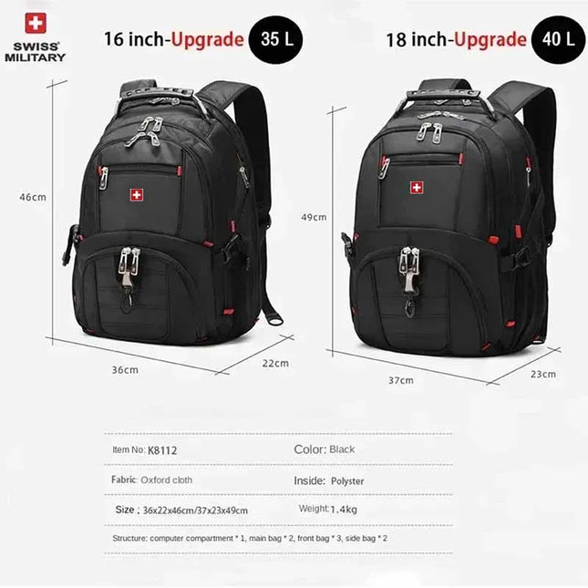 Uni Rucksack 40L mit Laptopfach