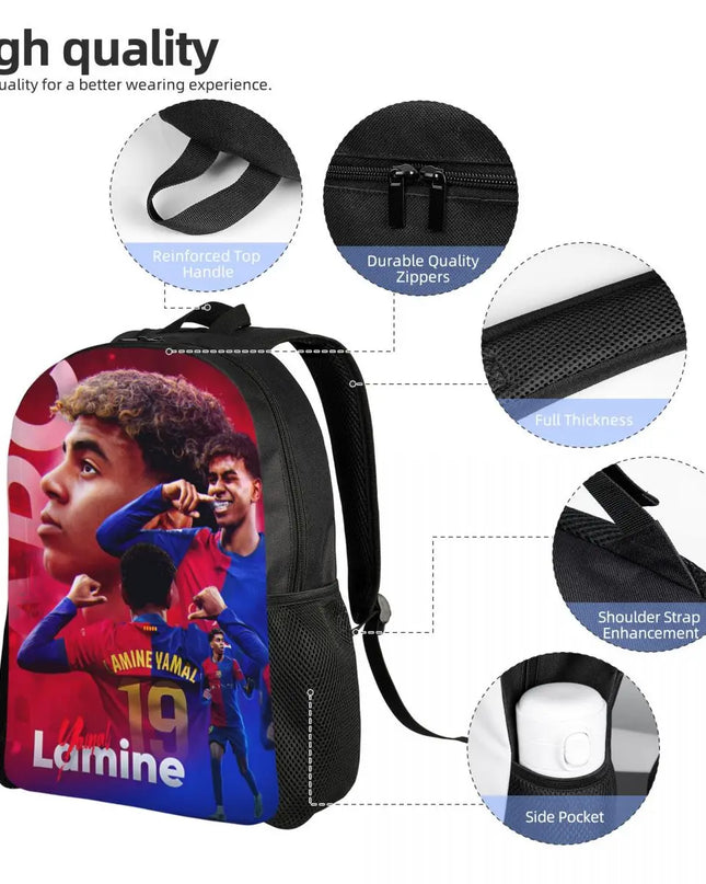 Schulrucksack Fussball-Motiv Kinder