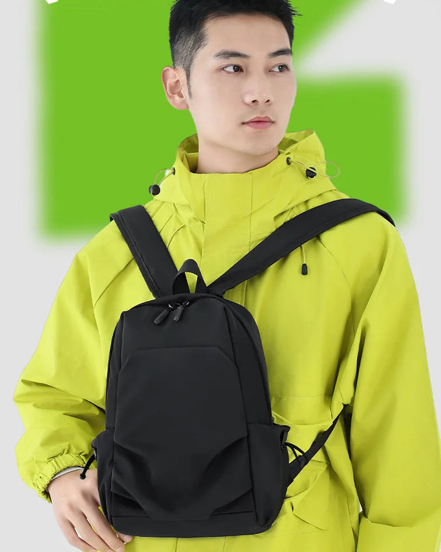 Mini Schulrucksack Herren Schwarz/Blau