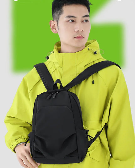 Mini Schulrucksack Herren Schwarz/Blau