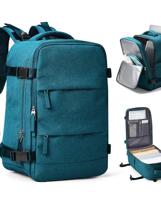 Laptop Rucksack fuer Uni & Arbeit Blau