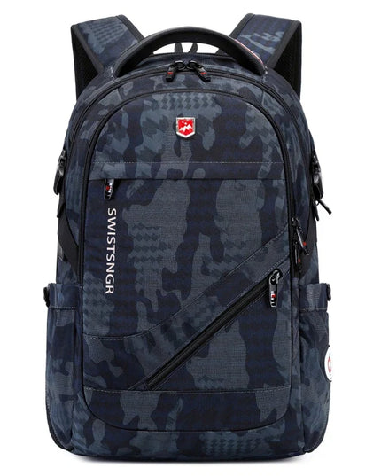 Laptop Rucksack 17 Zoll Camouflage Grau