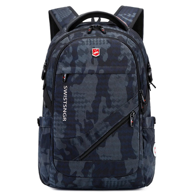 Laptop Rucksack 17 Zoll Camouflage Grau