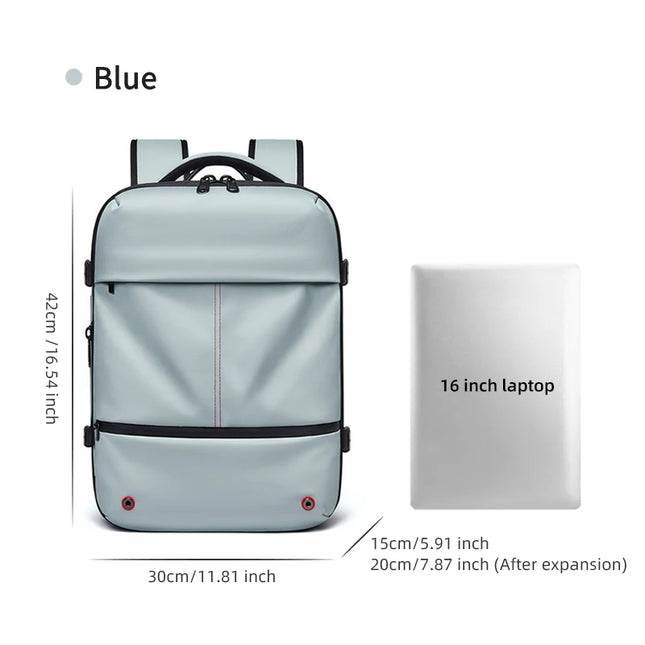 Laptop Rucksack mit USB und Kompression