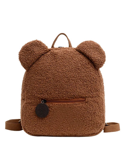 Kinder Rucksack Pluesch Braun