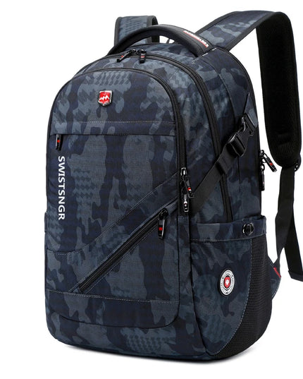 Laptop Rucksack 17 Zoll Camouflage Rot