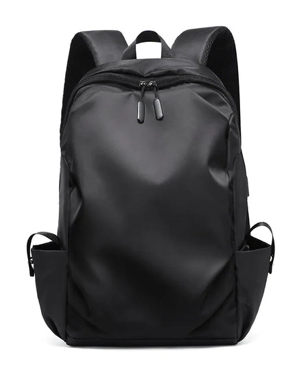 Schulrucksack mit USB-Port Schwarz