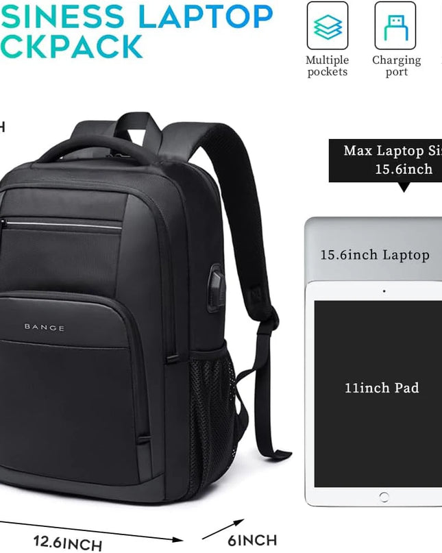 Laptop Rucksack mit USB-Port Blau