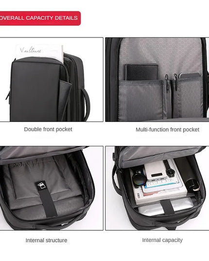 Business Laptop Rucksack grau 15 Zoll