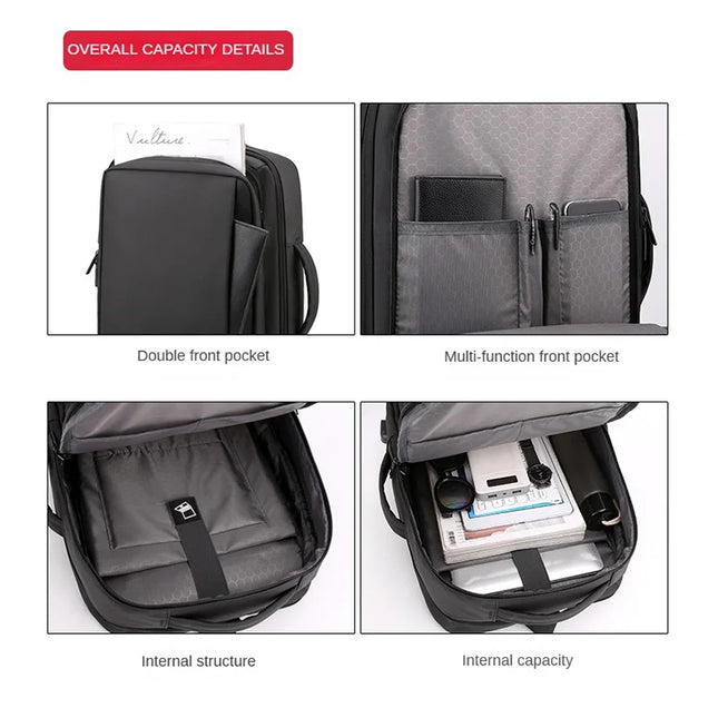 Business Laptop Rucksack schwarz 15 Zoll