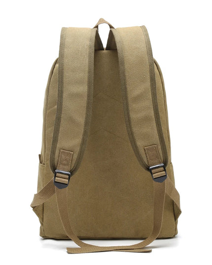 Großer Schulrucksack Canvas für Teenager