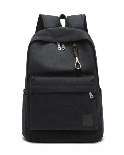 Großer Schulrucksack Canvas für Teenager