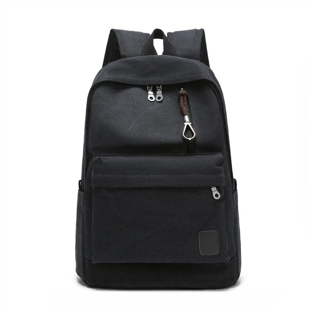 Großer Schulrucksack Canvas für Teenager