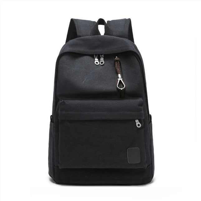 Großer Schulrucksack Canvas für Teenager