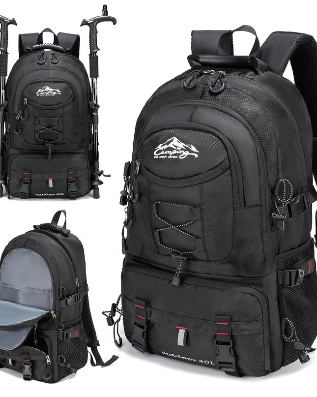 Business Rucksack 45L mit Laptopfach Schwarz