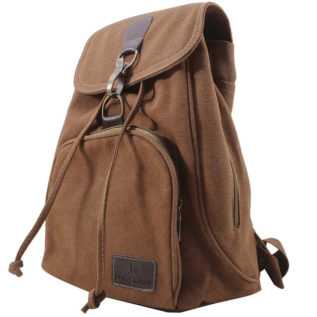 Canvas Laptop Rucksack für Uni und Schule