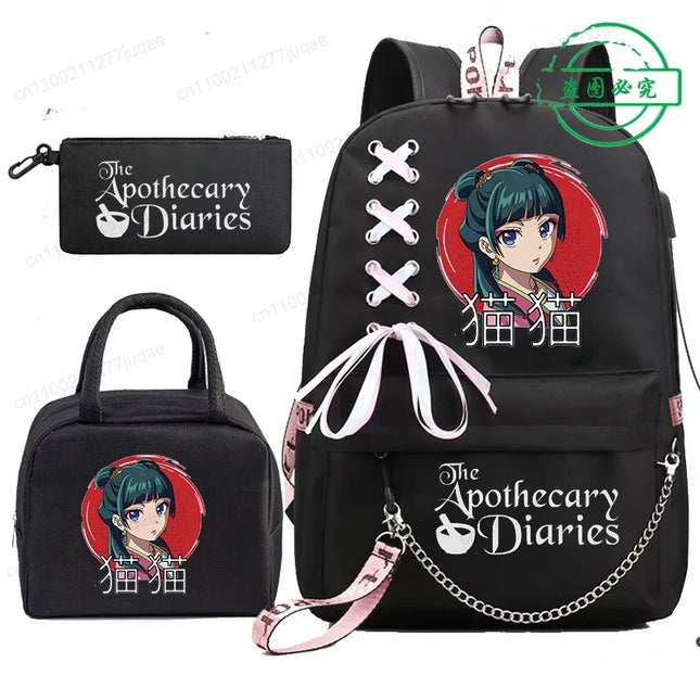 Schulrucksack Manga Motiv Canvas