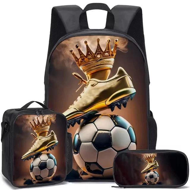 Schulrucksack Fußball Design BB-105
