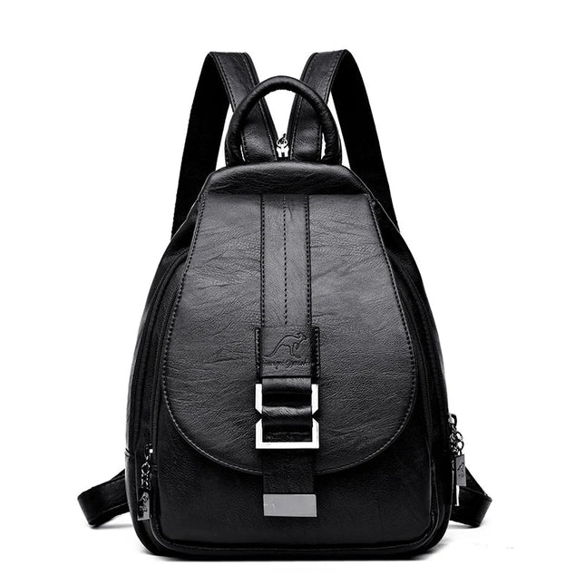 Damen Rucksack aus Leder für Alltag & Uni