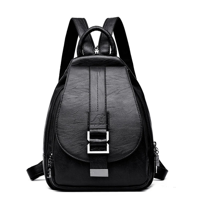 Damen Rucksack aus Leder für Alltag & Uni