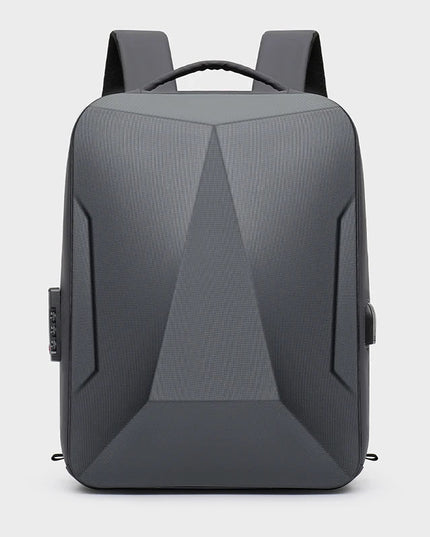 Erweiterbarer Business Rucksack Grau