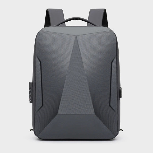 Erweiterbarer Business Rucksack Grau