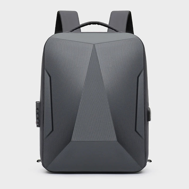 Erweiterbarer Business Rucksack Grau