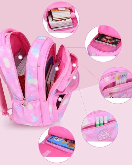 Schulrucksack Maedchen Lila - 7-13 Jahre