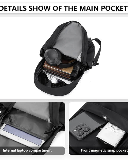 Mini Rucksack Herren - Wasserdicht Grau