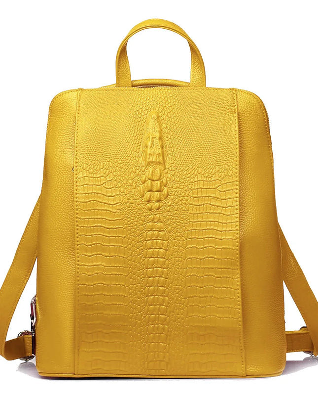Damen Rucksack aus Leder für Uni & Büro