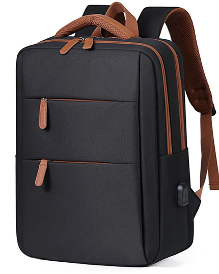 Business Rucksack 16 Zoll Laptopfach Schwarz