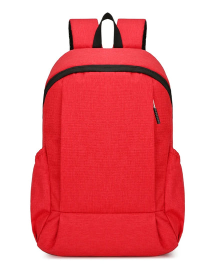 Schlichter Rucksack fuer Uni & Schule Rot