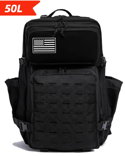 Arbeits Rucksack 50L mit Laptopfach Schwarz