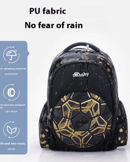 Schulrucksack mit Fußball-Design