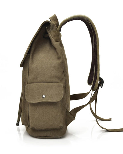 Schulrucksack Canvas 20-35L Army Green