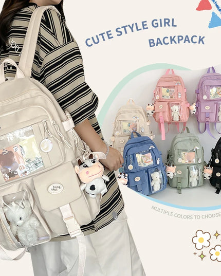 Schulrucksack fuer Maedchen - Grosses Volumen