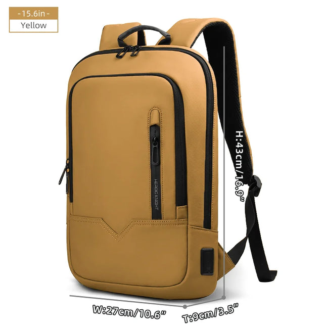 Business Laptop Rucksack 15,6 Zoll Gelb
