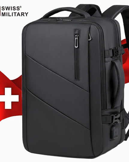 Laptop Rucksack erweiterbar 16 Zoll Grau