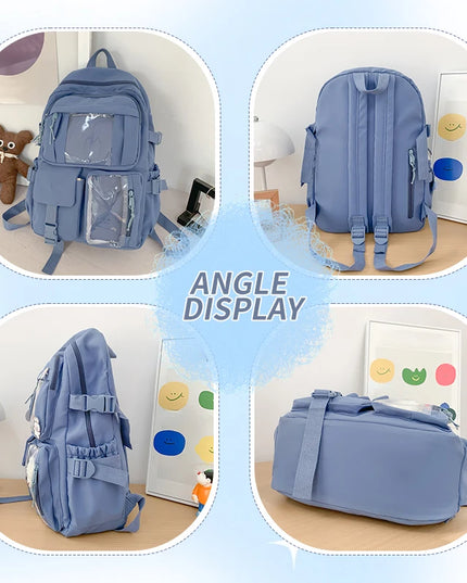 Schulrucksack Damen mit vielen Fächern
